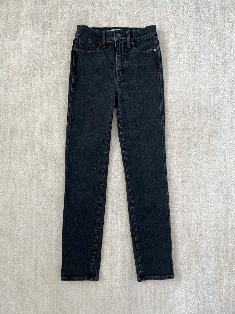 Madewell Stovepipe Jeans Slim Straight High Rise Denim 26